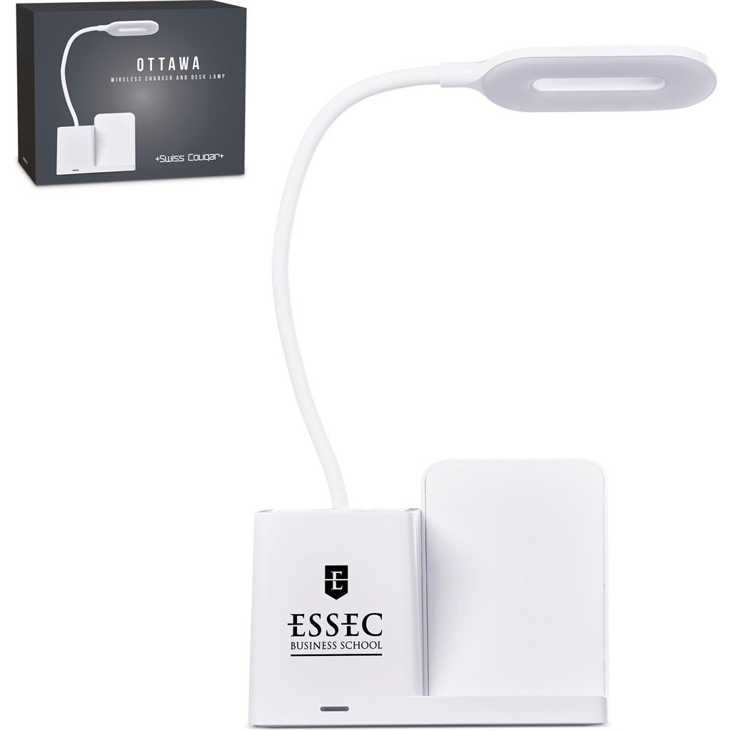 Ottawa Wireless Charger and Desk Lamp
