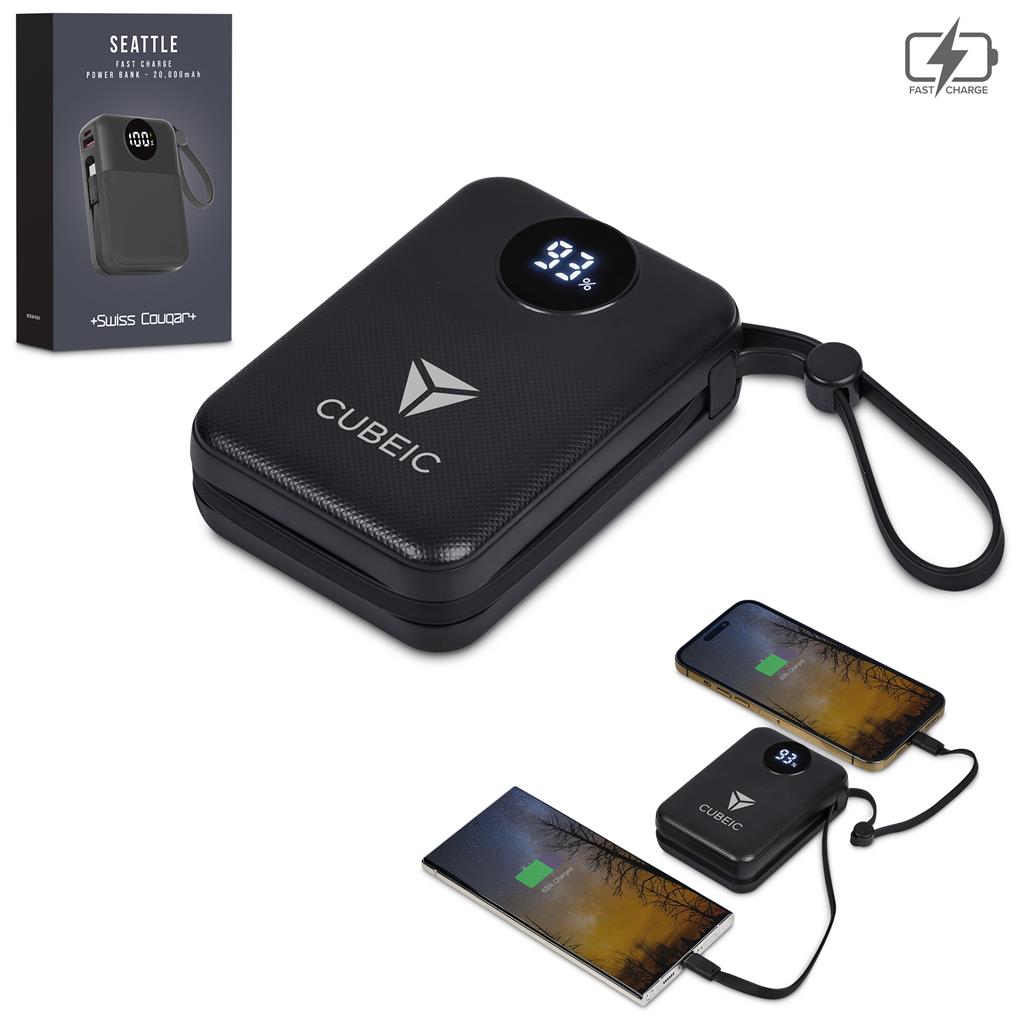 Seattle Fast Charge 22.5W Power Bank - 20,000mAh