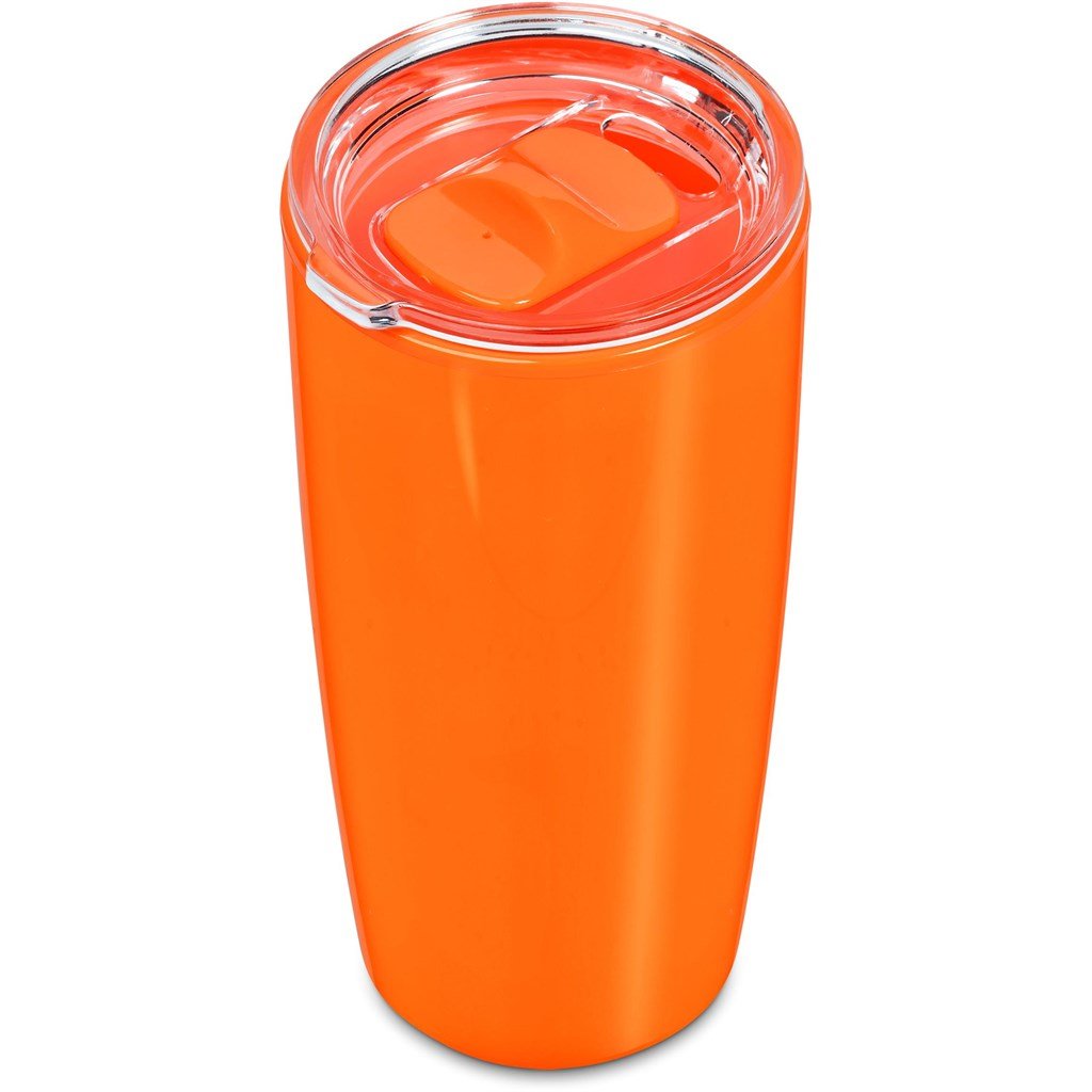 Daytona Plastic 2-in-1 Double-Wall Tumbler & Straw - 600ml