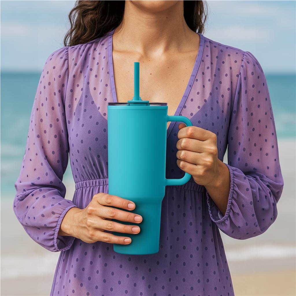 Texas Plastic Double-Wall Mug – 1.2 Litre