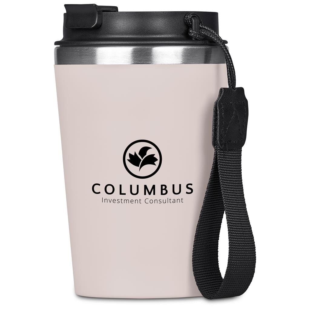 Luca Stainless Steel & Plastic Double-Wall Tumbler – 350ml