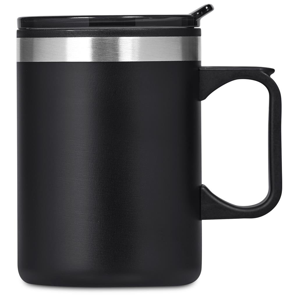 Angelo Stainless Steel & Plastic Double-Wall Mug – 360ml