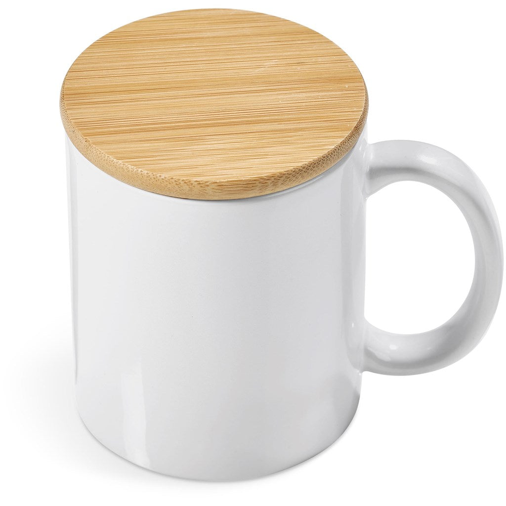 Sozo Bamboo & Ceramic Sublimation Coffee Mug - 330ml