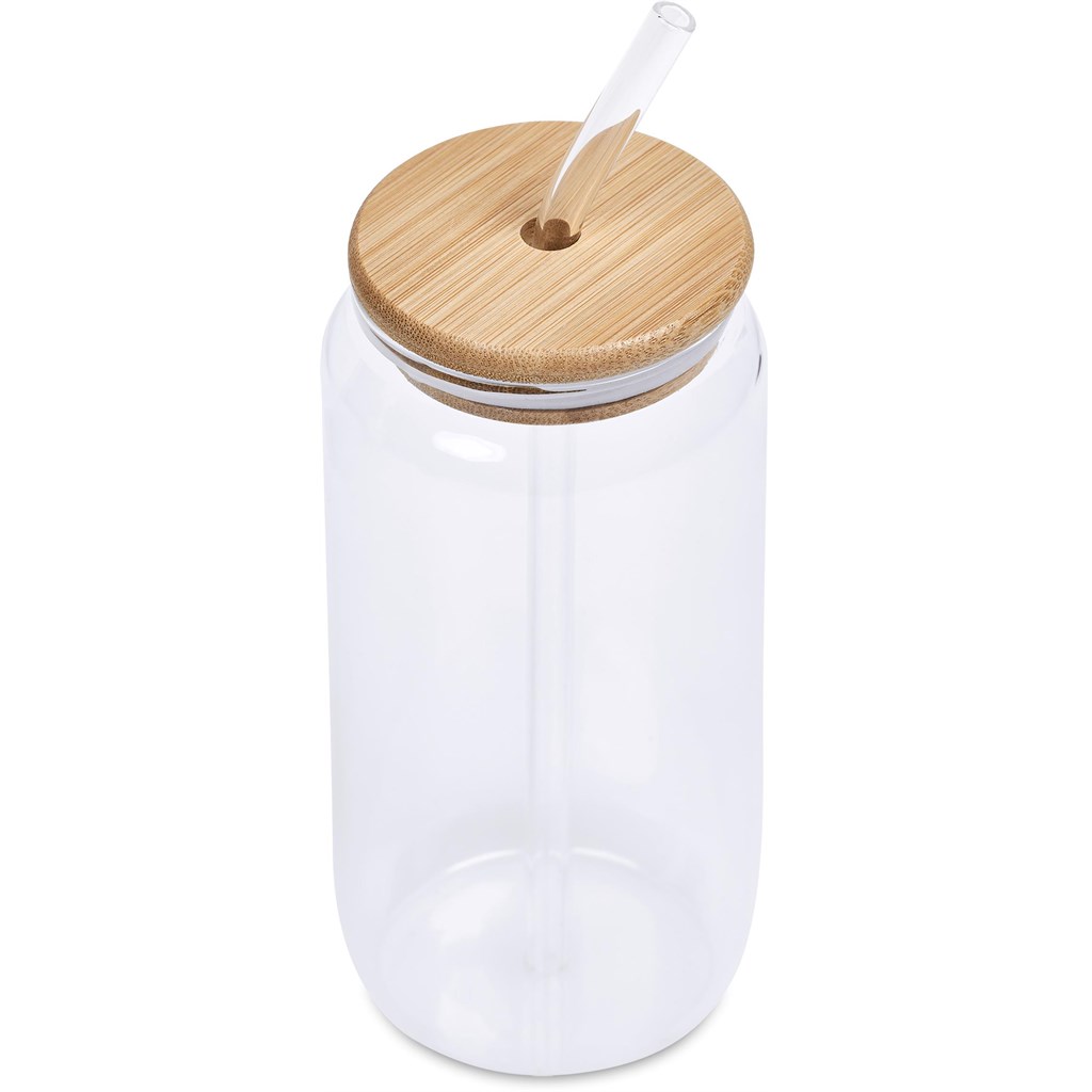 Natsu Glass & Bamboo Tumbler & Straw - 500ml