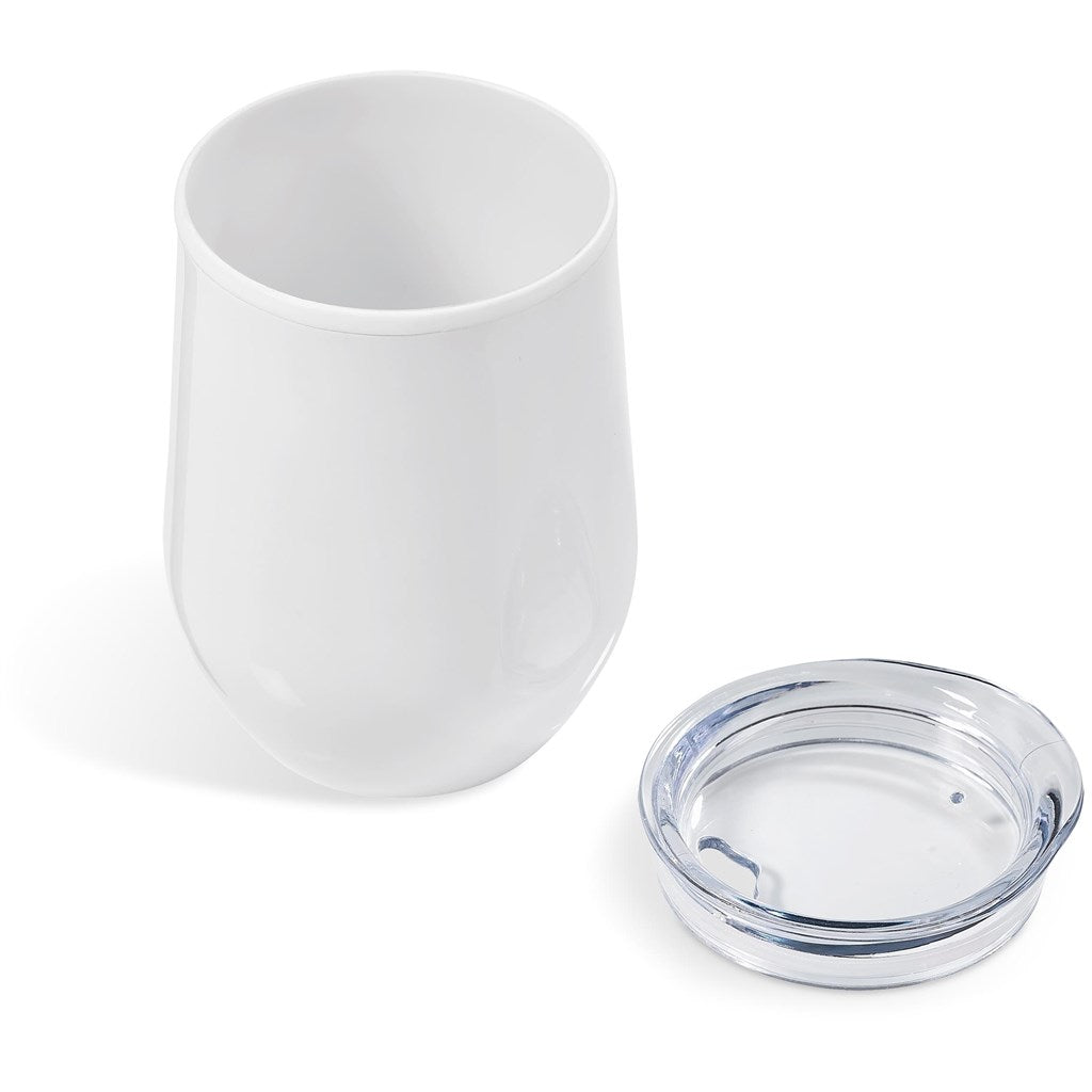 Stainless Steel & Plastic Double-Wall Tumbler - 350ml