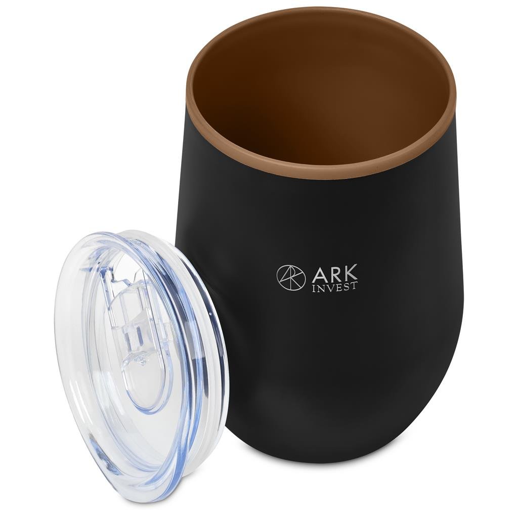 Ovolo Stainless Steel & Plastic Double-Wall Tumbler – 350ml