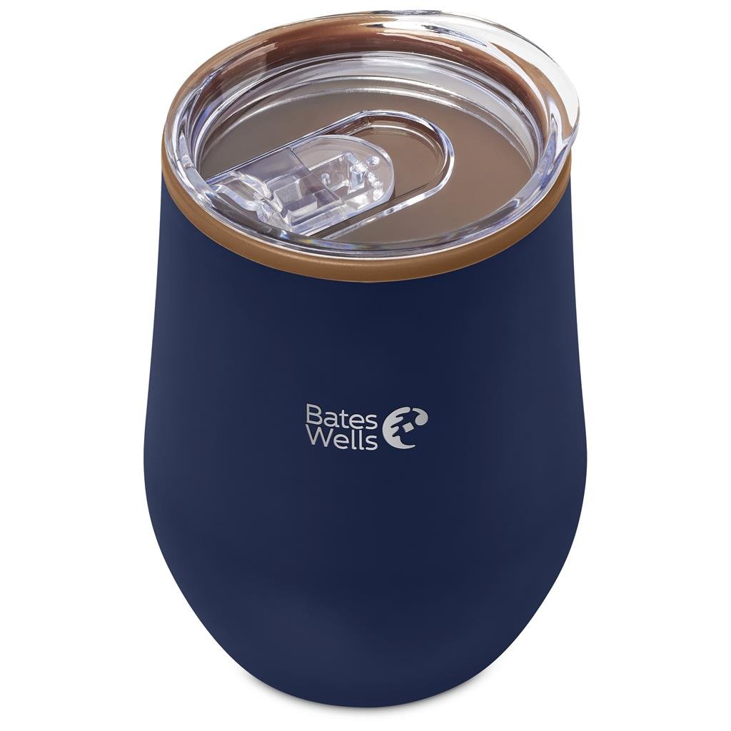 Ovolo Stainless Steel & Plastic Double-Wall Tumbler – 350ml