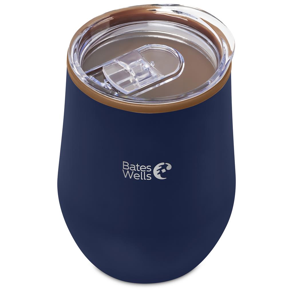 Ovolo Stainless Steel & Plastic Double-Wall Tumbler – 350ml