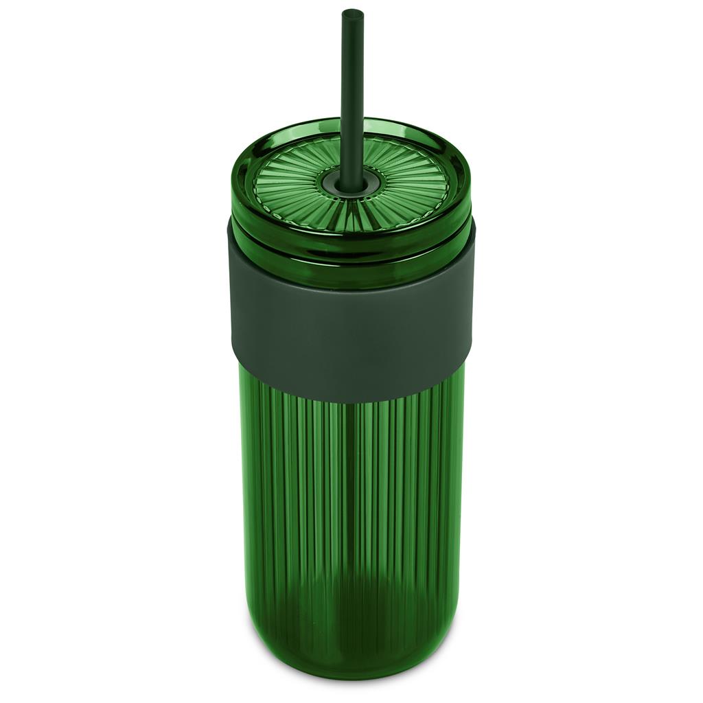Mayfair Plastic Tumbler & Straw – 650ml