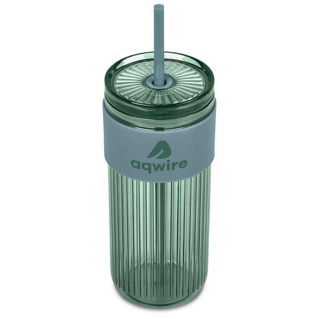 Mayfair Plastic Tumbler & Straw – 650ml