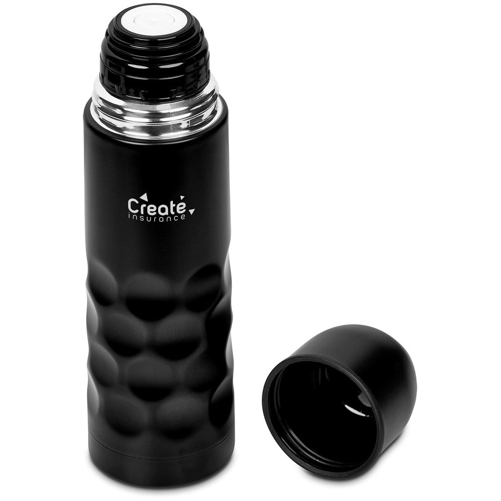 Patterned Stainless Steel Vacuum Flask - 500ml