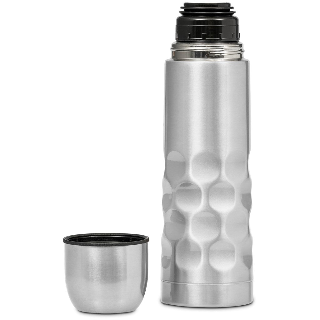 Patterned Stainless Steel Vacuum Flask - 500ml