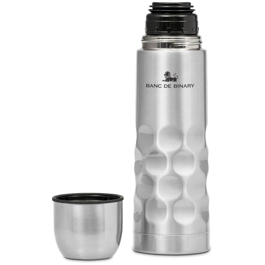 Patterned Stainless Steel Vacuum Flask - 500ml