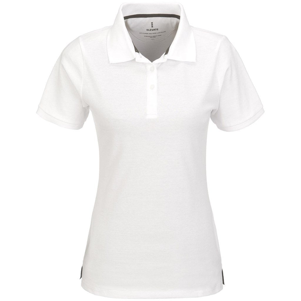 Ladies Calgary Golf Shirt  - White