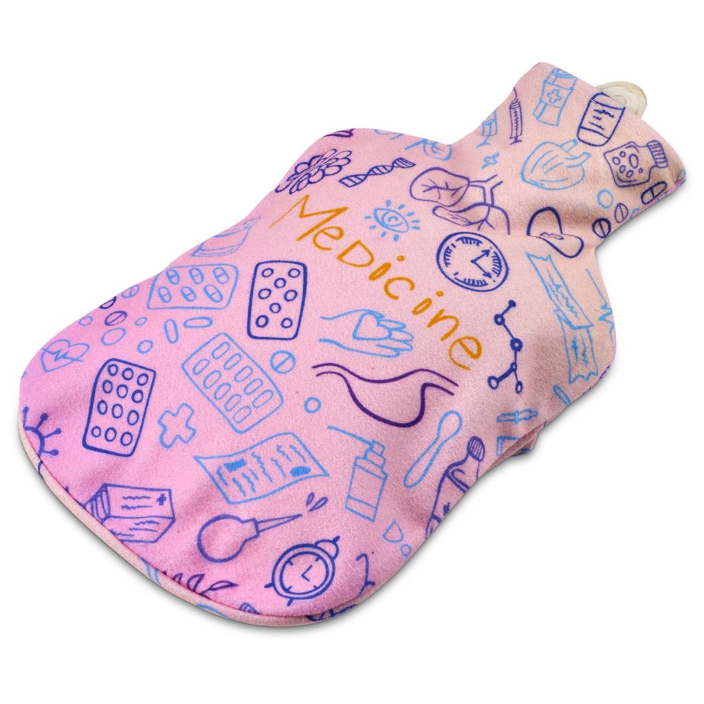 Custom Kindle Large Hot Water Bottle and Cover