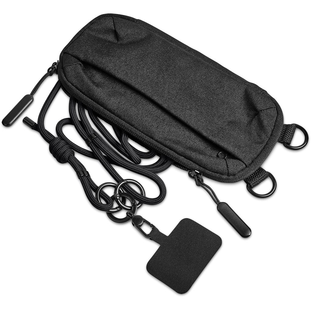 Glam Recycled PET Crossbody Bag & Phone Strap