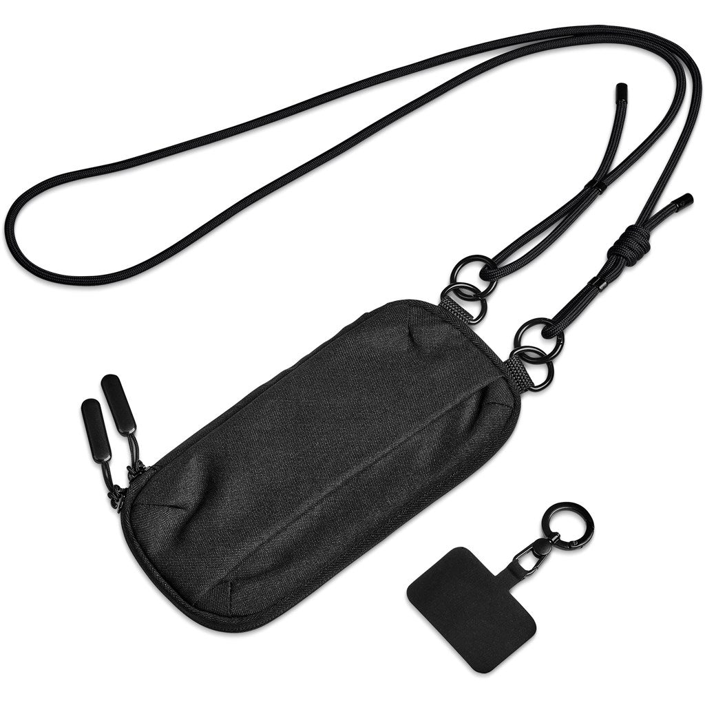 Glam Recycled PET Crossbody Bag & Phone Strap