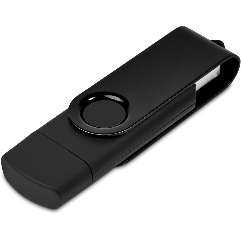 Shuffle Gyro Black Flash Drive – 8GB