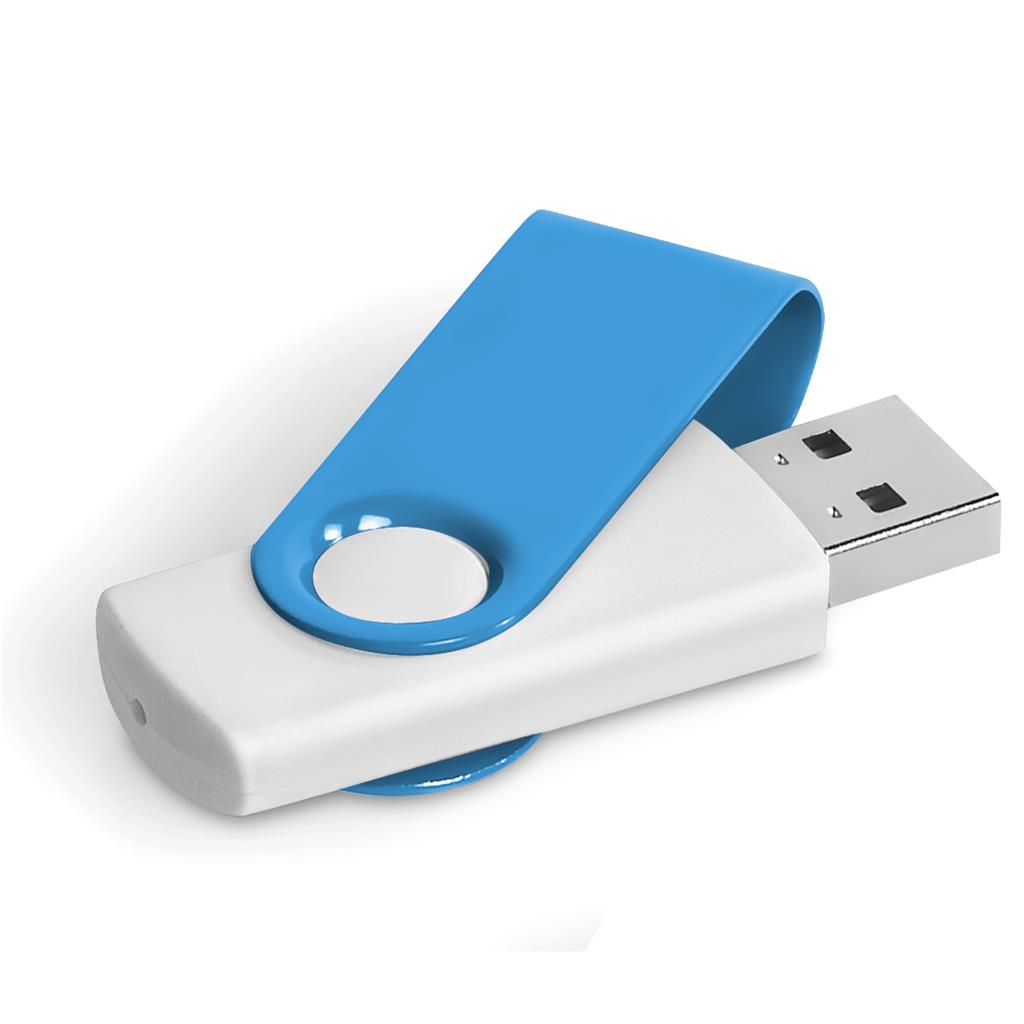 Axis Gyro White Flash Drive - 32GB
