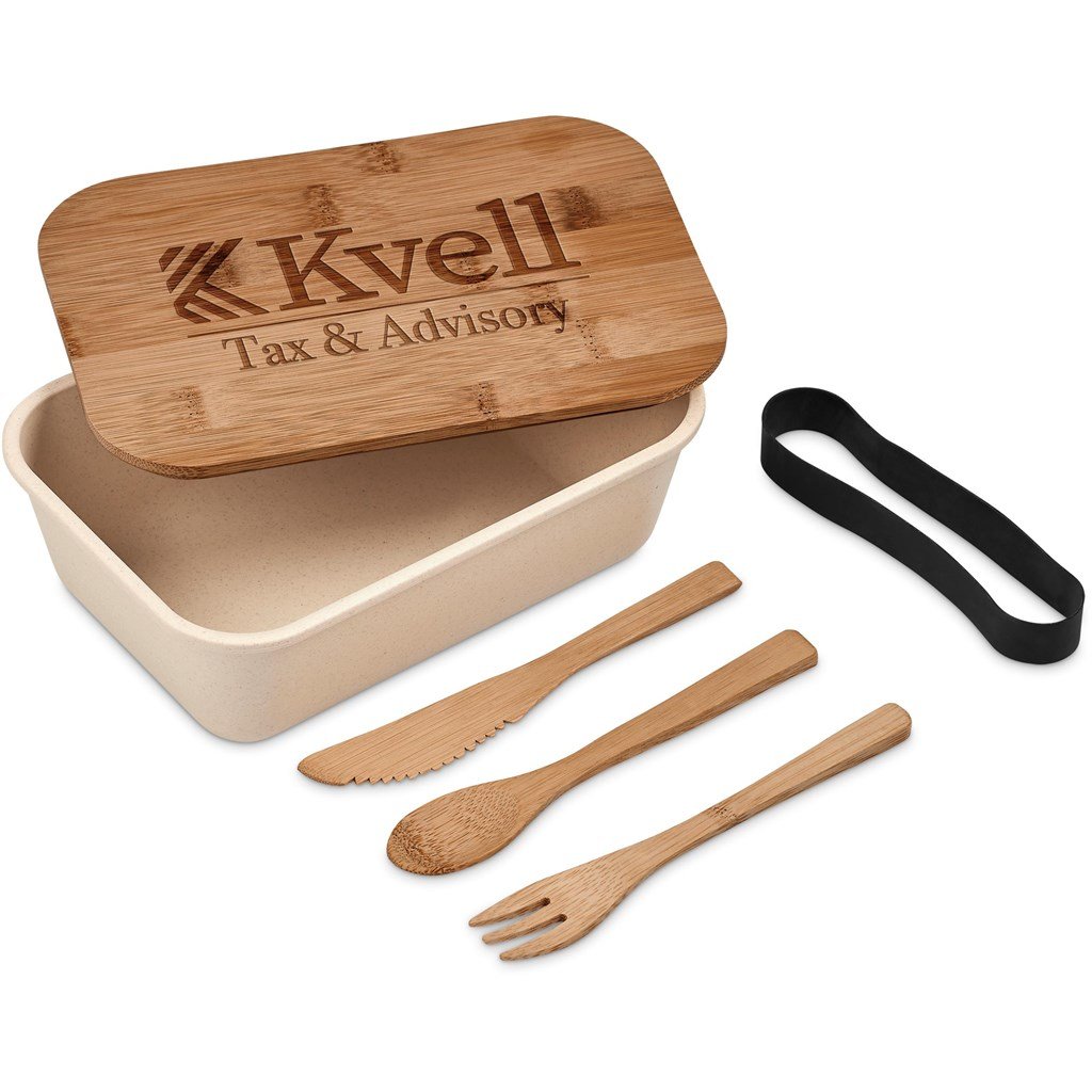 Natura Plus Bamboo Fibre Lunch Box Set