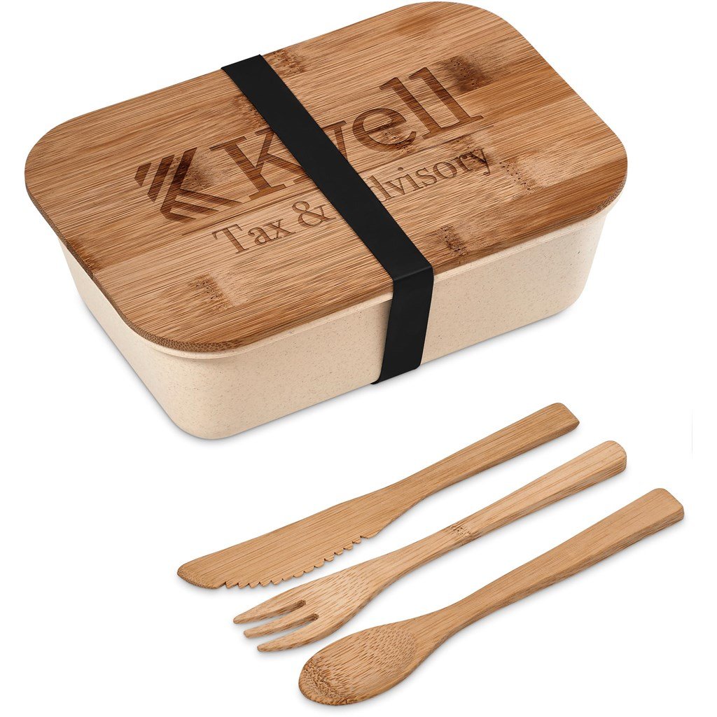 Natura Plus Bamboo Fibre Lunch Box Set