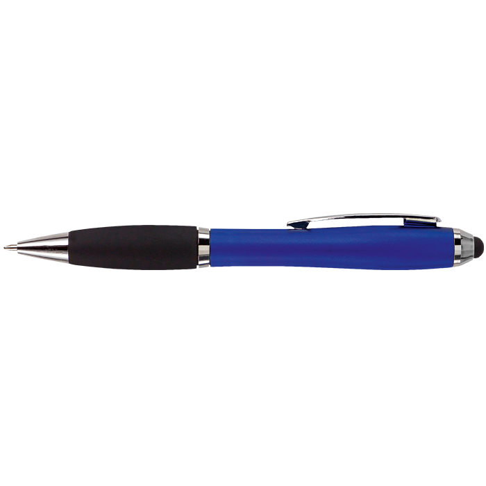 Ballpoint with Rubber Grip and Stylus