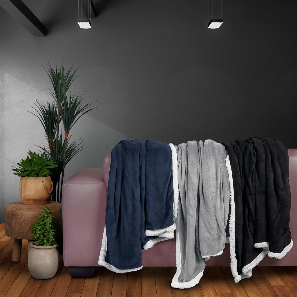 Mckinley Sherpa Fleece Blanket