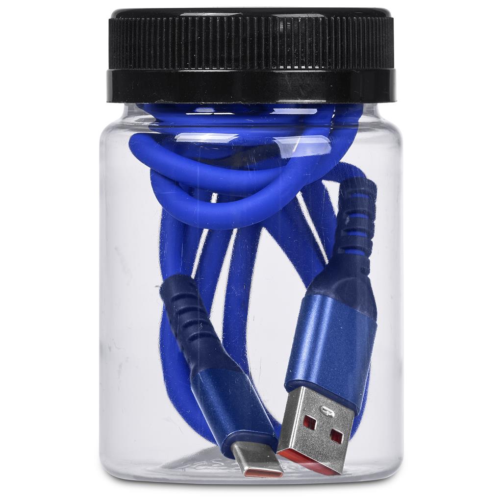 Capsit Fast Charge A2C Cable in Jar