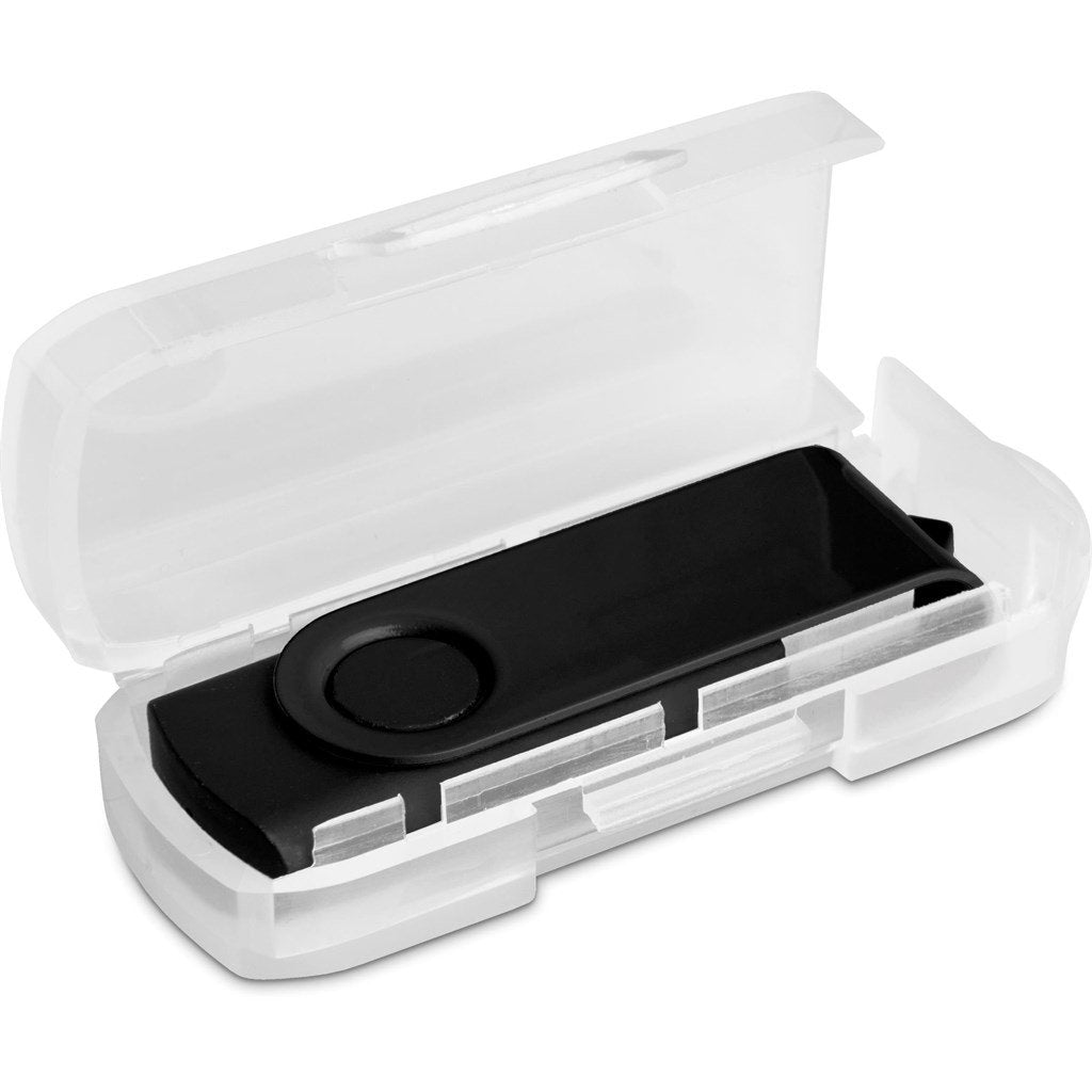 Axis Gyro Black Flash Drive - 8GB