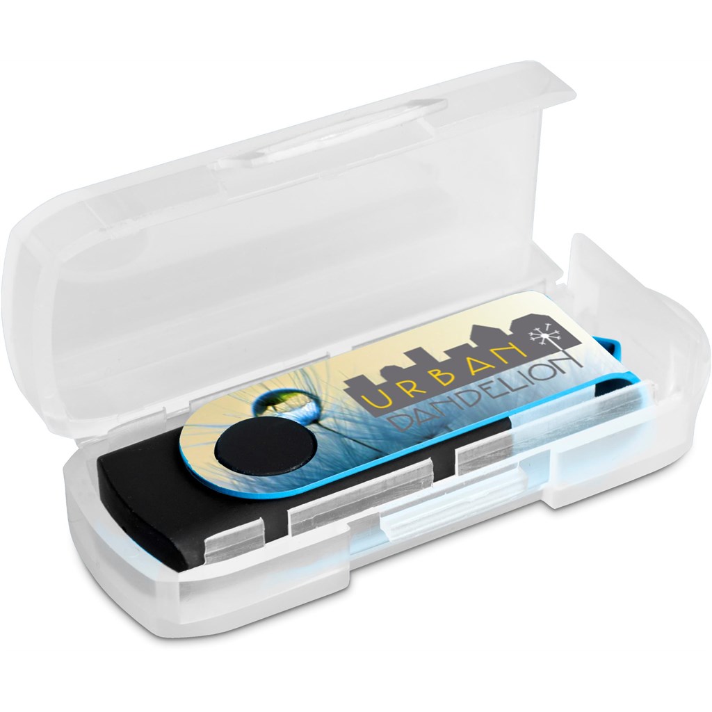 Axis Gyro Black Flash Drive - 8GB