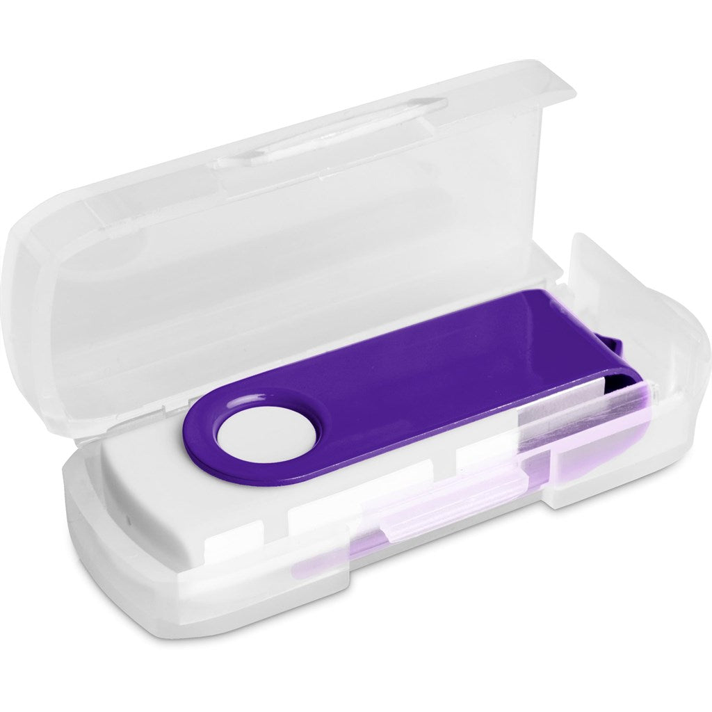 Axis Gyro White Flash Drive - 8GB