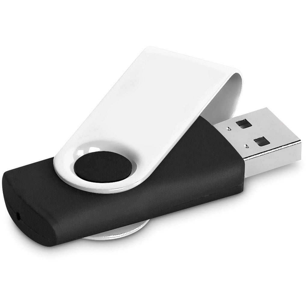 Axis Gyro Black Flash Drive - 16GB