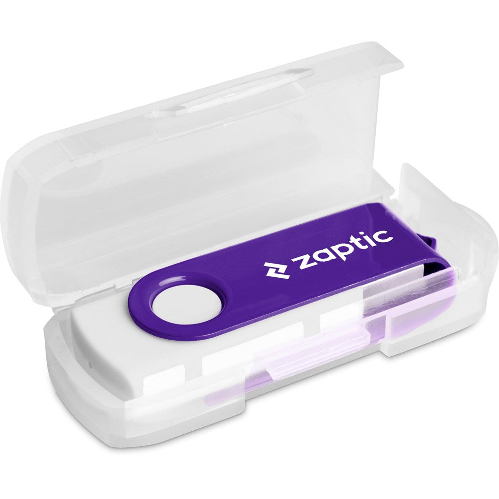 Axis Gyro White Flash Drive - 16GB