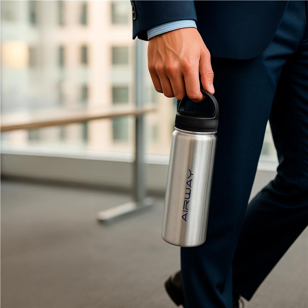 Barrios Stainless Steel Water Bottle – 750ml