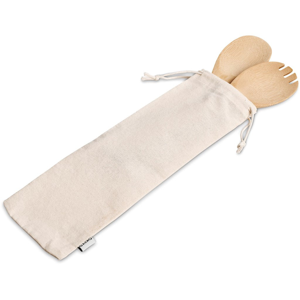 Shinsen Bamboo Salad Servers