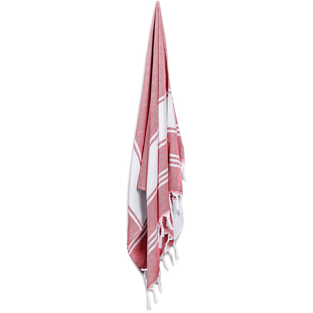 Santa Cruz Cotton-Rich Beach Towel & Drawstring Bag