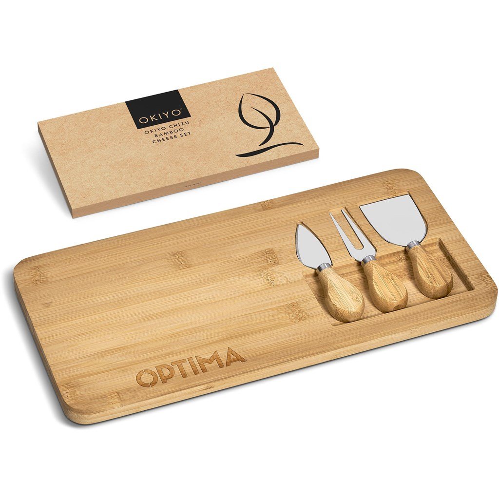 Chizu Bamboo Cheese Board Set