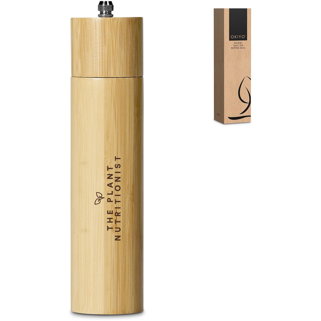 Shioki Bamboo Salt or Pepper Mill