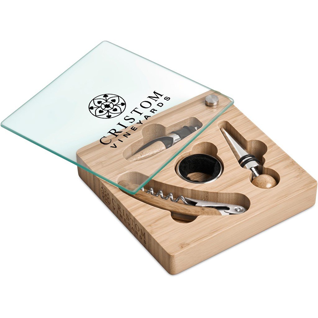 Budonoki Bamboo Wine Accessories set
