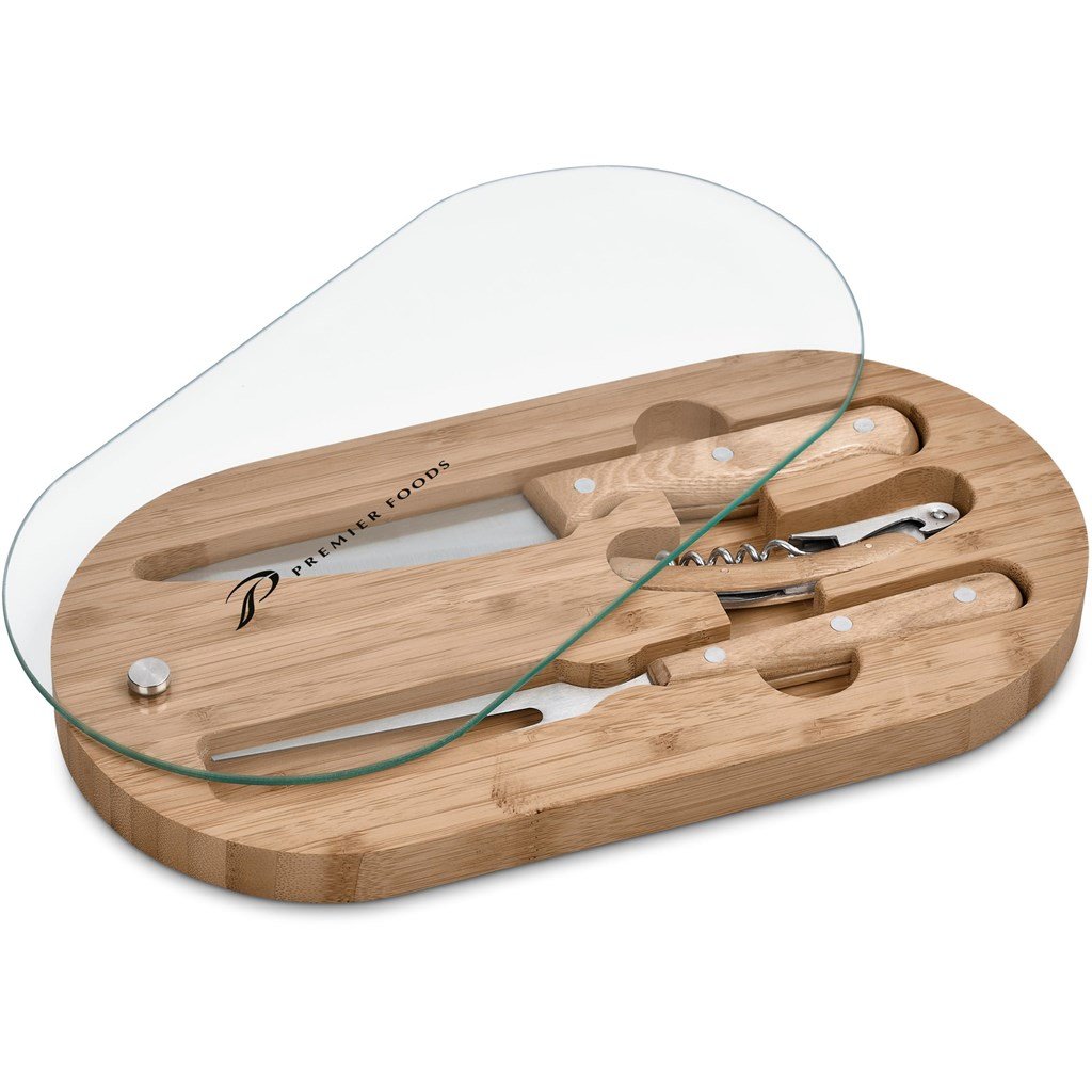Suraisu Bamboo Food & Wine Set