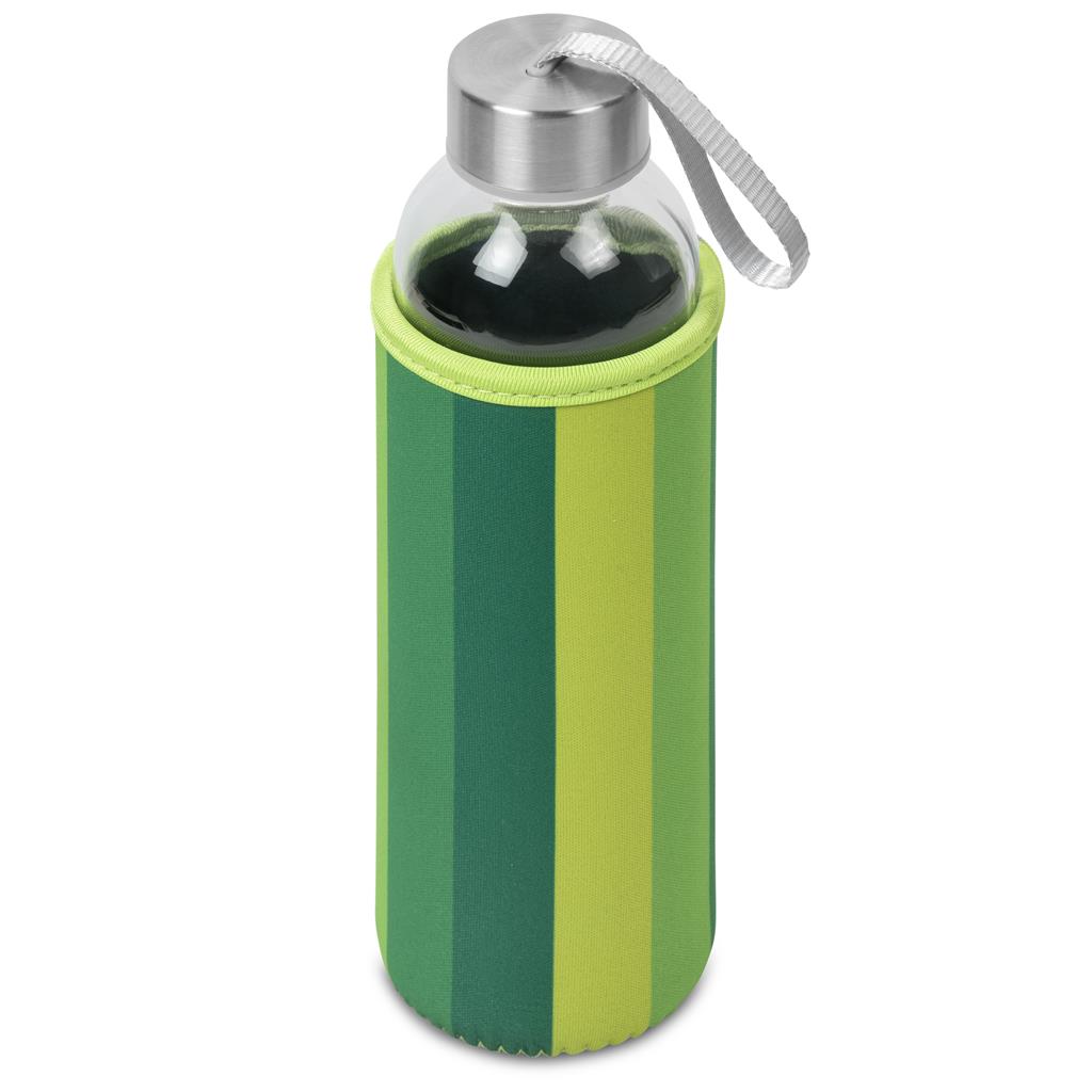 Quirky Glass Water Bottle - 500ml