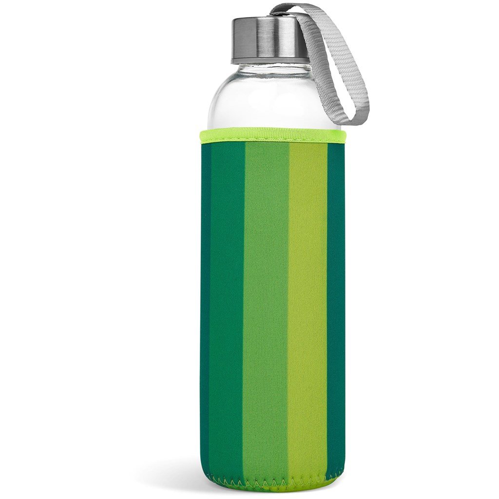 Quirky Glass Water Bottle - 500ml