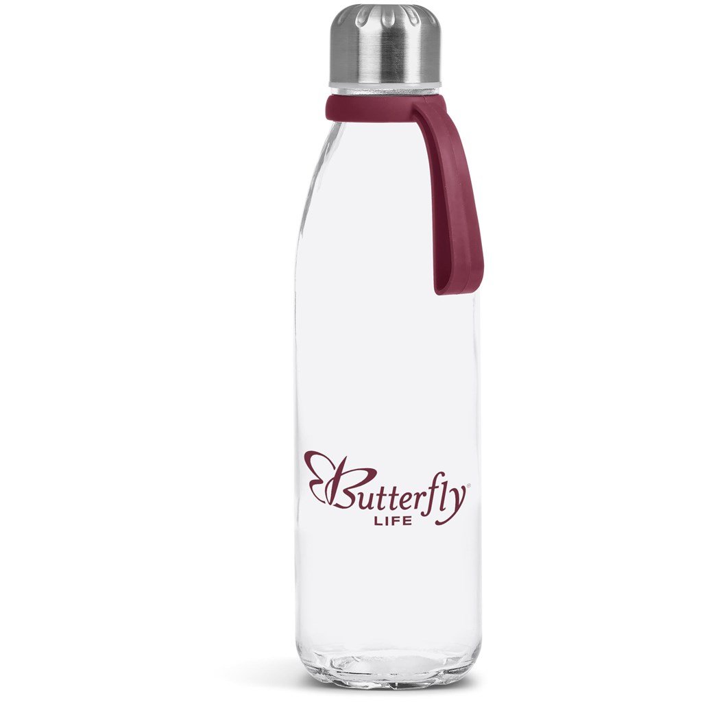 Loopy Glass Water Bottle - 650ml