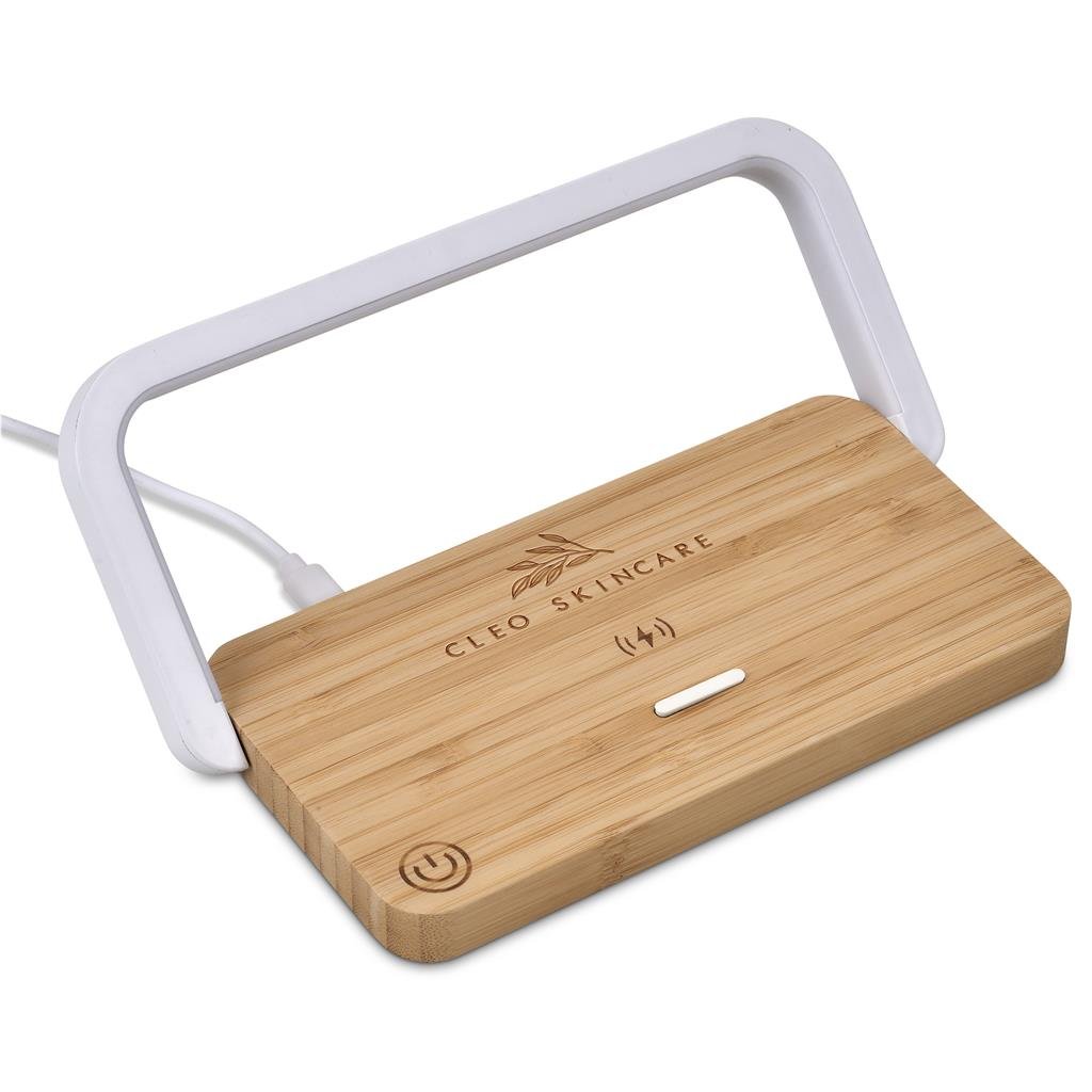 Yoru Bamboo Wireless Charger & Night Light
