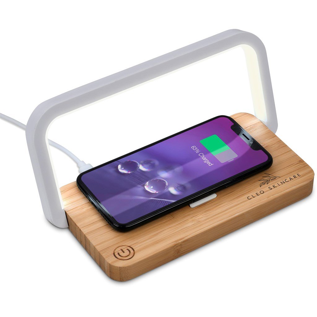 Yoru Bamboo Wireless Charger & Night Light