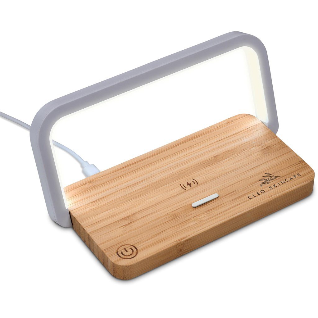Yoru Bamboo Wireless Charger & Night Light