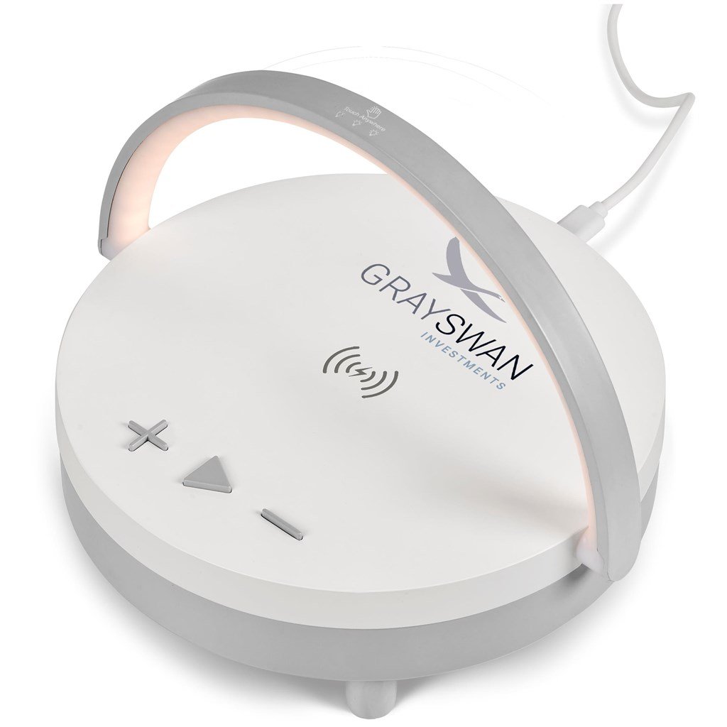 Anchorage Bluetooth Speaker, Wireless Charger & Night Light
