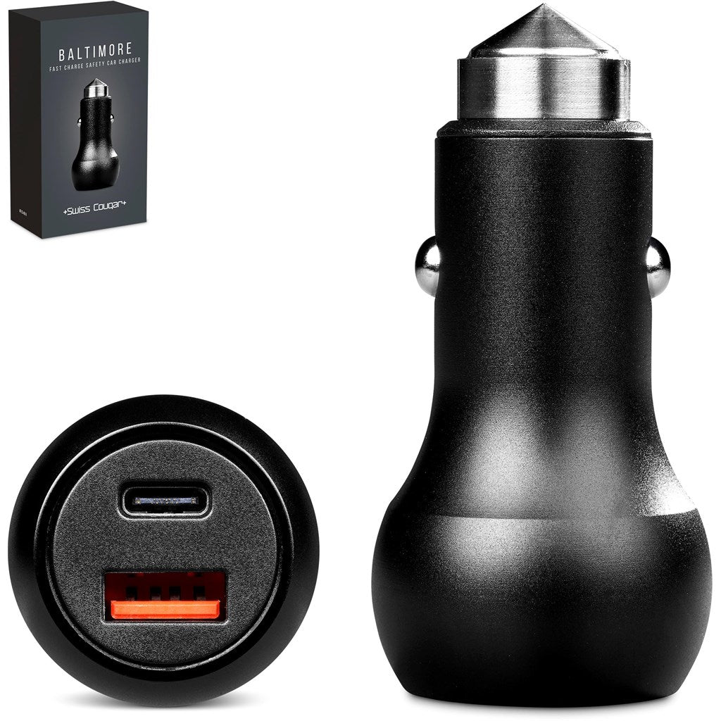 Baltimore 2 -in-1 Fast Car Charger & Tool