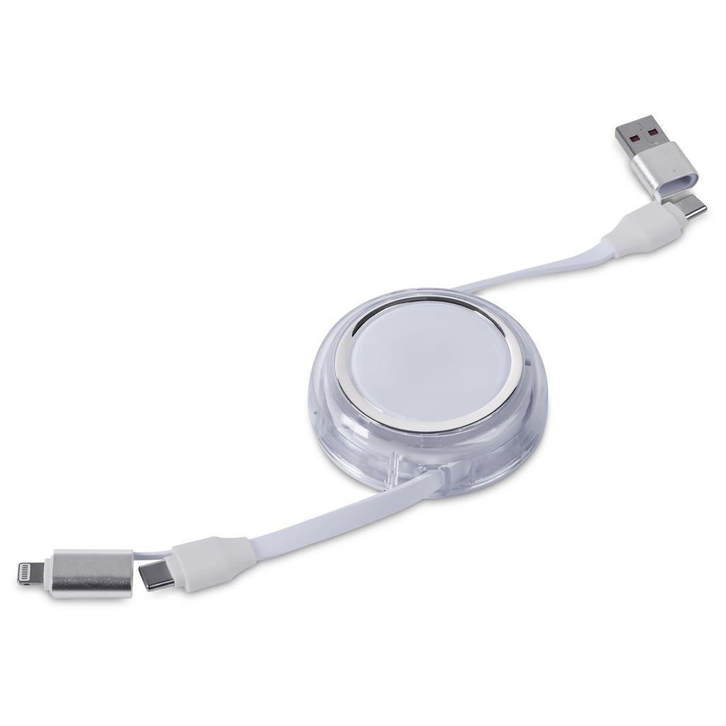 Luanda 4-in-1 Retractable Fast Charge 240W PD Cable