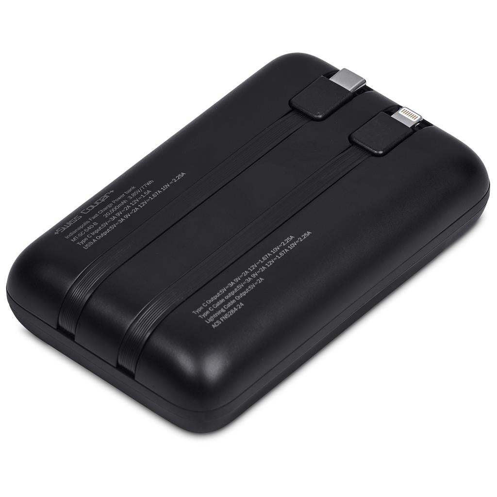 Indianapolis Fast Charge 22.5W Power Bank -20,000mAh